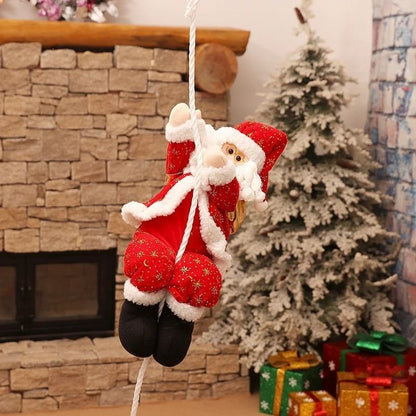 30cm Christmas Decoration Cartoon Fabrics Santa Claus Market Showcase Decor