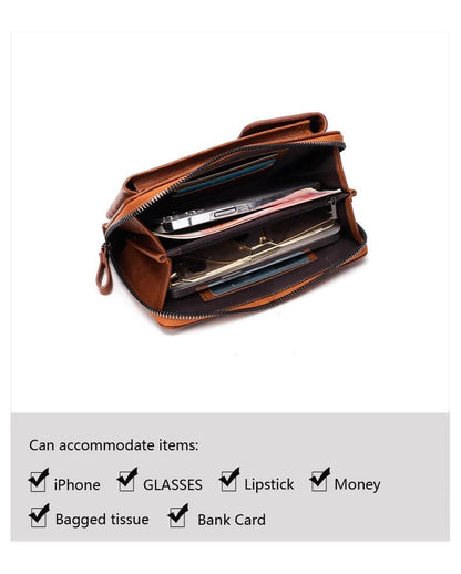 Mini versatile women's phone bag, women's crossbody bag, large capacity fashionable niche phone bag