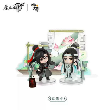 Qingcang Mo Dao Zu Shi Welcome By Qingpan Series Q-Version Anime Figure Wei Wuxian&Lan Wangji Weiying Lanzhan Modelo de Coleção
