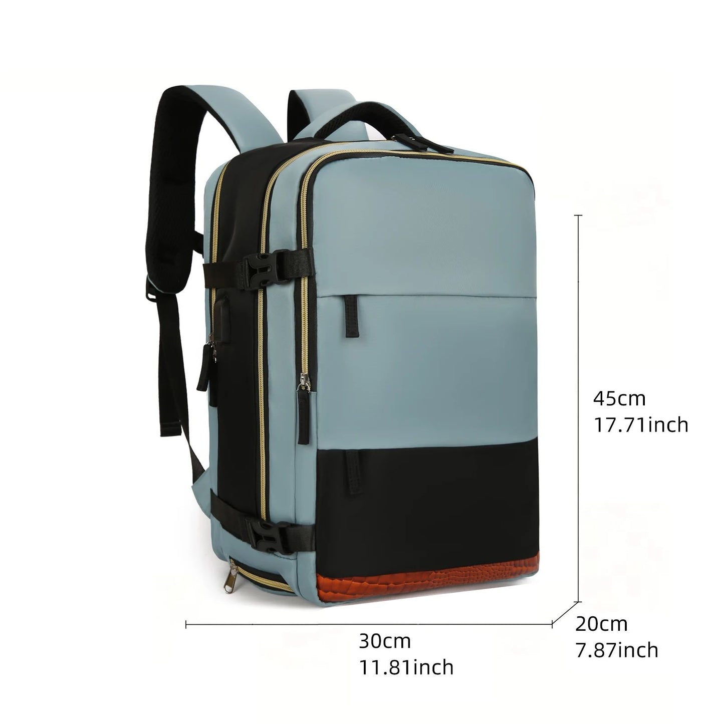 Mochila de Viagem Grande Capacidade Multifuncional para Laptop Escolar Esportes ao Ar Livre Diária com Compartimento para Sapatos