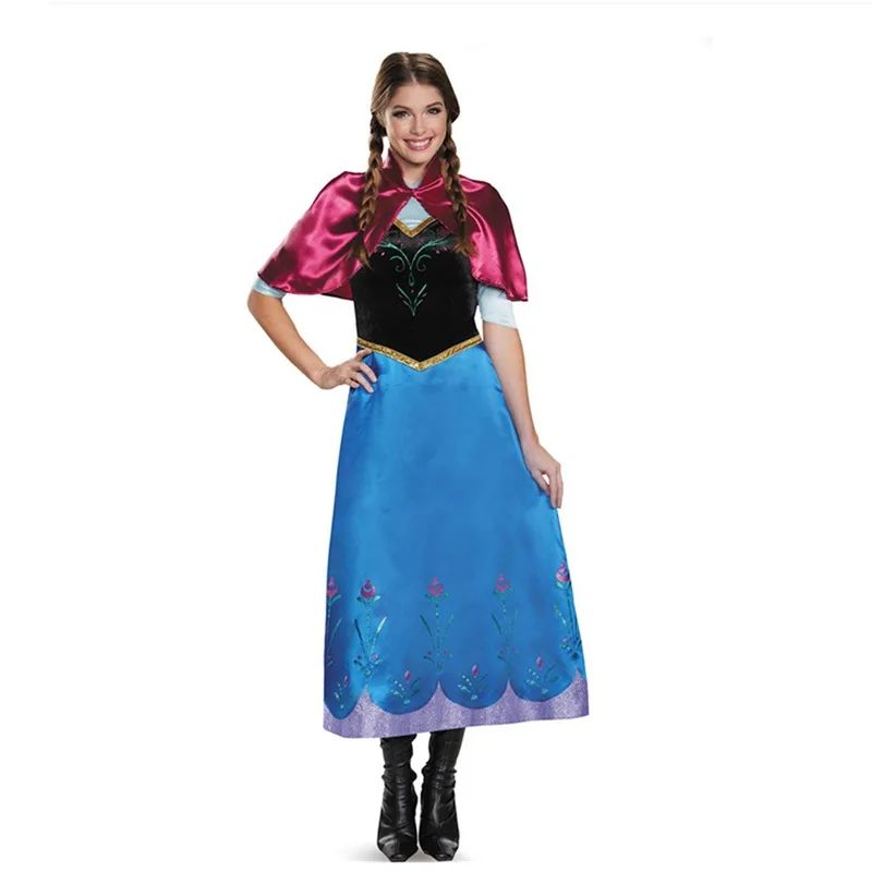 Halloween Costume Frozen Co Anna Dress Cos Queen Costume