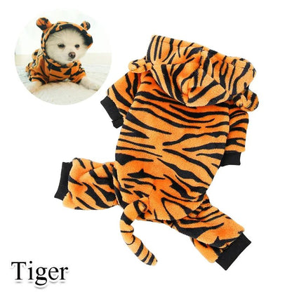 Fantasia de Cosplay de Coral Fleece para Pet Roupas para Cães Pequenos Filhotes Gatos Fantasia de Chihuahua Yorkshire Casaco