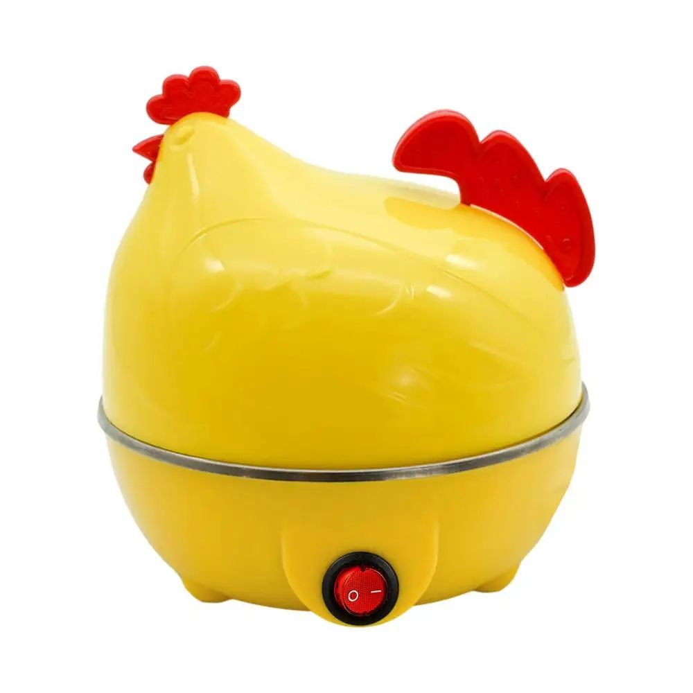 Home Kitchen Cooking Tool 7-Egg Capacity Egg Cooker Chicken Shaped Egg Boiler Eggs Steamer Appliance Utensil Drew barrymore Boba