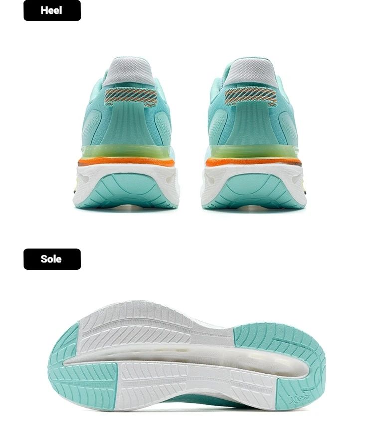 Xtep Reactive Coil 12.0 Running Shoes Male's 2025 Summer Elasticity Sports Shoes Rebound Cushioning Sneakers 975219110045