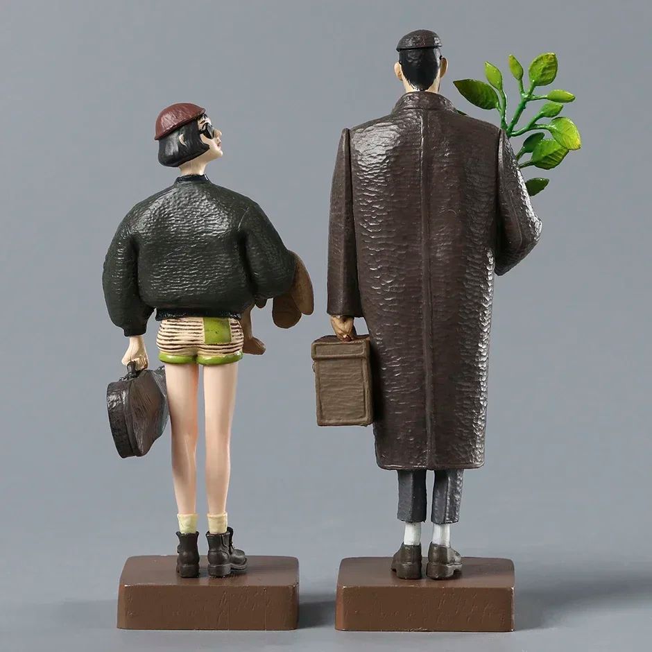 2pcs The Professional Leon Mathilda PVC Figure Toy Statue Doll Gift