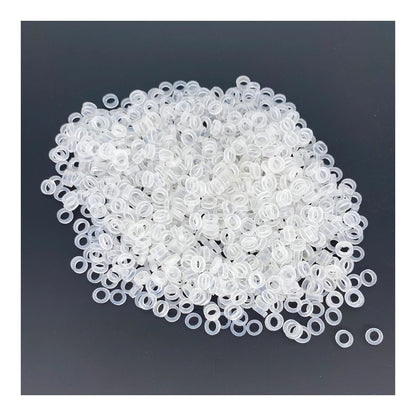 300/ 700/ 1000 unidades de Iscas Anéis Elásticos de Borracha Clipes para Iscas de Minhoca Anzol Atado à Mão com Elásticos Granulados Bandagem de Isca em Pellets