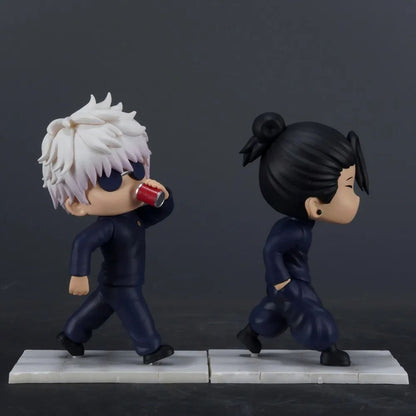 11cm/4.33in Anime Jujutsu Kaisen Boneco Geto Suguru Gojo Satoru Action Figures Estátua PVC Modelo Colecionável Brinquedos Presentes