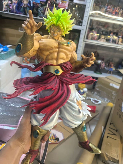 50CM Dragon Ball Breaking Circle Broly Figure Estátua JT Irmão Super Saiyajin GK Modelo de Estátua Ornamento Presente para Menino