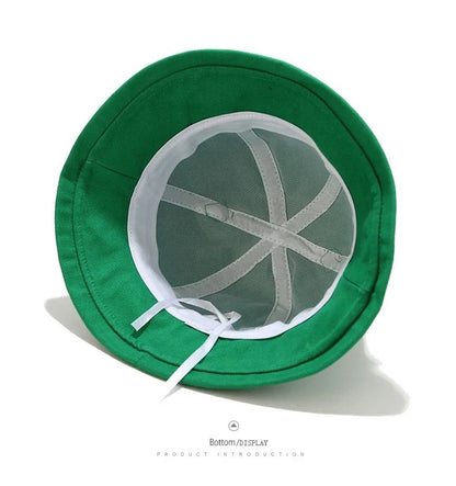 Children Frog Bucket Hat With Ear Panama Fisherman Hats For Men Women Kids Cartoon Cute Summer Outdoor Travel Sun Bob Cap