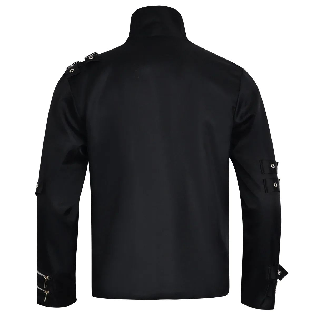 Michael Jackson cosplay Costume BAD Punk Jacket Black Slim BAD Jacket Costume T-shirt Belt Clothing Adore Stars Impersonator