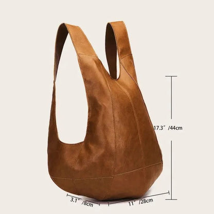 Fashionable retro and unique Beetle backpack, made of Crazy Horse plant tanned soft PU leather, suitable for both men and women