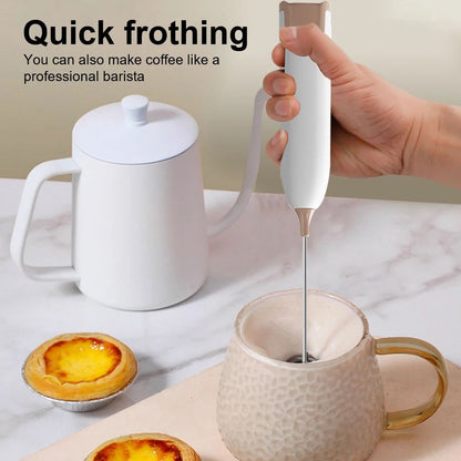 Batedor de Leite Elétrico Portátil Automático para Ovos Batedor de Café Cappuccino Batedor de Creme Espumador Misturador de Cozinha Agitador