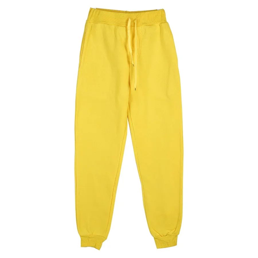 Calças de Moletom Masculinas/Femininas Casuais de Lã Calças Esportivas Unissex Moda Lisa Solta Calças Streetwear Outono Inverno Corrida Fitness P