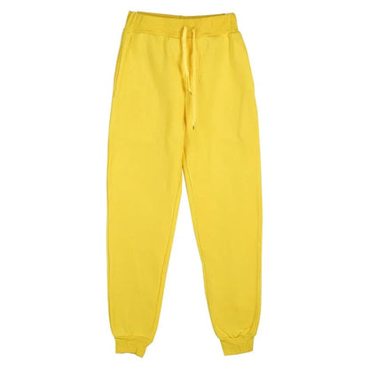 Calças de Moletom Masculinas/Femininas Casuais de Lã Calças Esportivas Unissex Moda Lisa Solta Calças Streetwear Outono Inverno Corrida Fitness P
