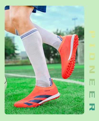 Mens High Quality Ultralight Football Shoes Society Cleats Indoor Soccer Shoes Professional Original Fast Futsal Football Boots