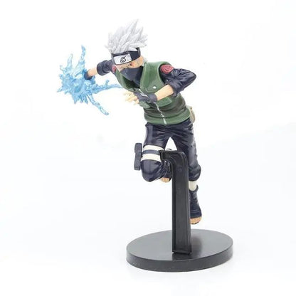 1 Peça 20cm Anime Naruto Sasuke Kakashi Uzumaki Gaara Bonecos de Ação Desenhos Animados PVC Modelo Colecionável Brinquedos Presentes de Aniversário para Meninos
