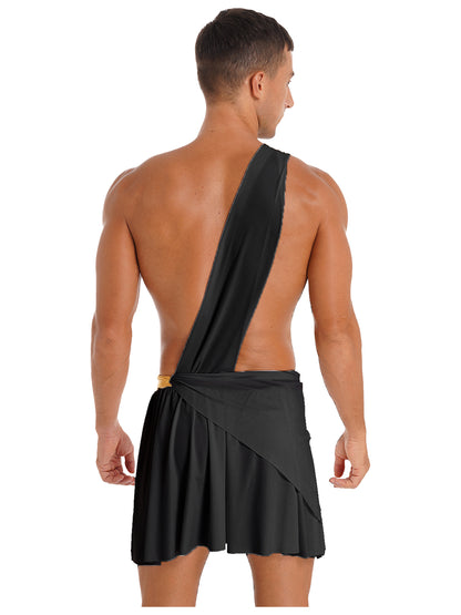 Mens Roman Toga Costume Ancient Greek Gods Senator Emperor Robe Uniform Halloween Party Cosplay Role Play Fancy Dress