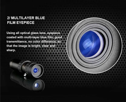 Monóculo Telescópio 10-300x40 Zoom Portátil Poderoso Binóculos com Tripé e Suporte para Celular Acampamento Viagem