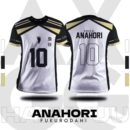 2025 new Haikyuu Fukurdani cartoon anime cosplay men's sweater summer short sleeved T-shirt top 2024 new fashion women's T-shirt