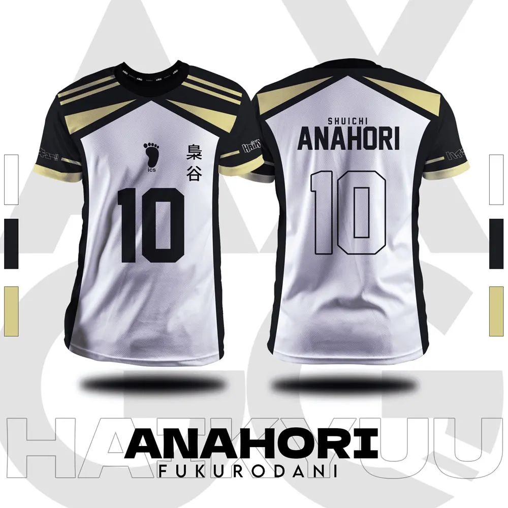 2025 new Haikyuu Fukurdani cartoon anime cosplay men's sweater summer short sleeved T-shirt top 2024 new fashion women's T-shirt