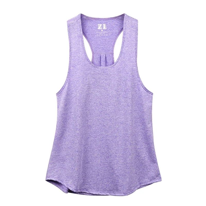 Sleeveless Racerback Yoga Tank Top,Women's Quick Dry Running Training Sports Vest Fitness Gym Top Workout Yoga Shirts