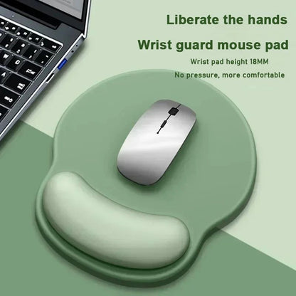 Mouse Pad com Suporte de Punho Gradiente, Tapete de Rato Antiderrapante, Mousepad Macio com Apoio de Punho, Mouse Pad de Silicone para Computador