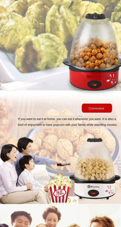 Popcorn Machine Household Small Electric Popcorn Machine Can Put Oil and Sugar Seasoning