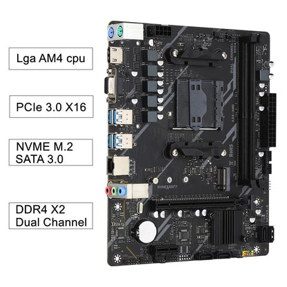 Kllisre A320 kit AMD Ryzen R5 2600 cpu DDR4 16GB 3200MHz memória placa-mãe a320m