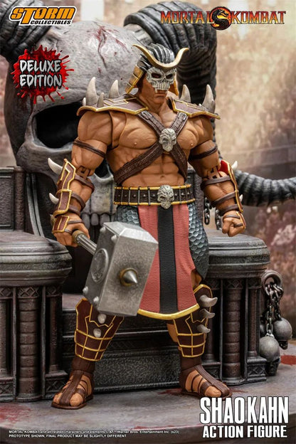 Storm Toys Mortal Kombat Final BOSS Shao Kahn DCMK14 Luxury Edition Vilão Goro DCMK18 Action Figure Modelo Brinquedos Presentes Em Estoque