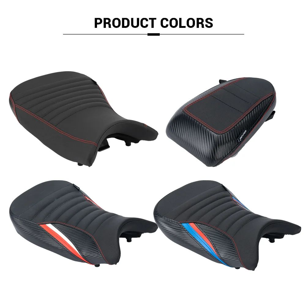Para BMW M1000RR S1000RR 2019-2023 Assento de Motocicleta Dianteiro do Piloto e Almofada do Passageiro Substitui Peças do Assento Traseiro S 1000 M1000 RR