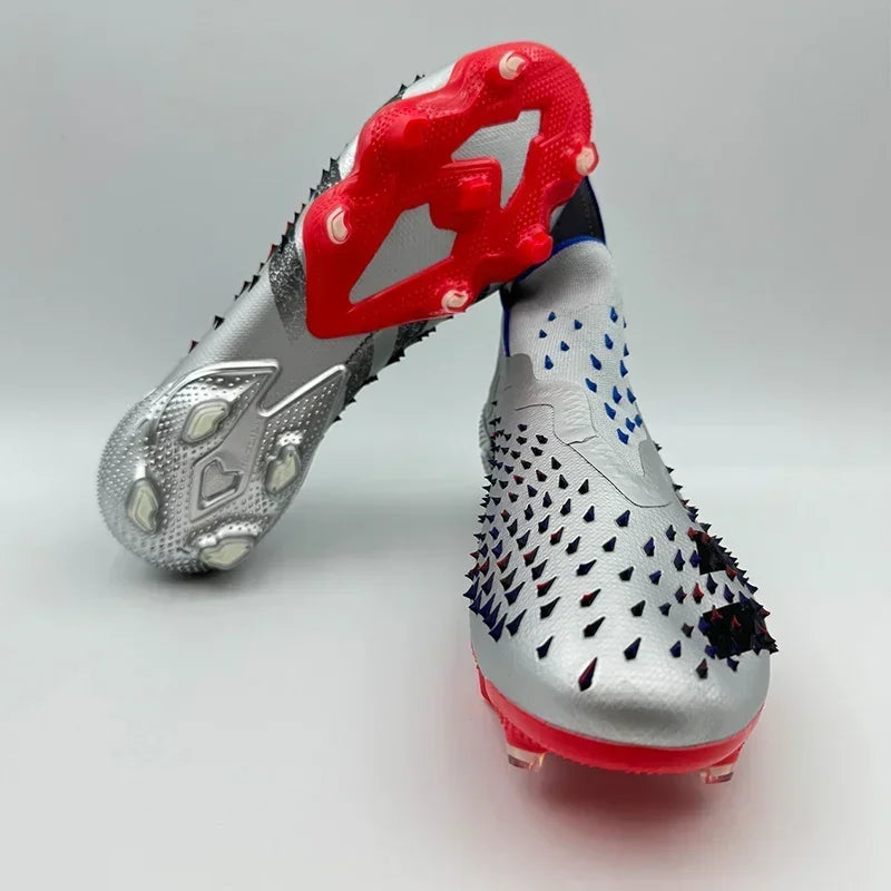 New Men Football Field Boots Professional Original Soccer Shoes Resistant Unisex Comfortable Ankle Cleats Football Shoes Outdoor