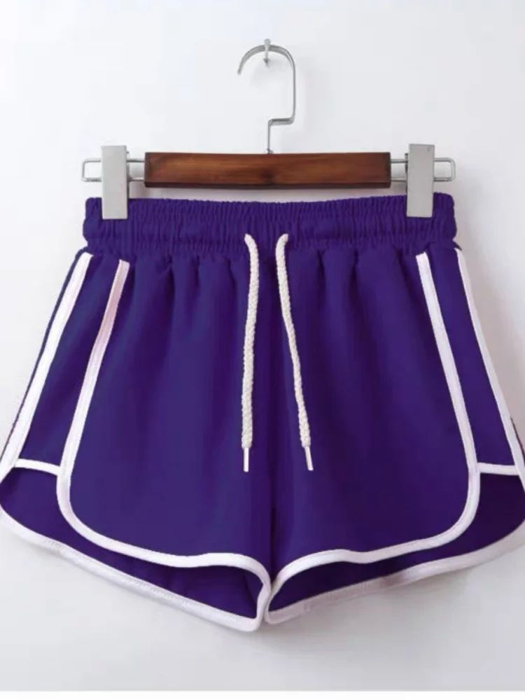 Elastic Shorts for Women Loose Fitting Quick Drying Summer Thin Running Fitness Leisure and Anti External Wear