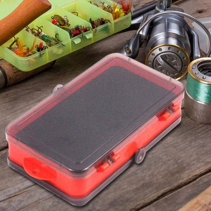 Caixa de isca dividida dupla face portátil Iscas para pesca Jig Head anzóis iscas macias equipamento de pesca acessórios de armazenamento