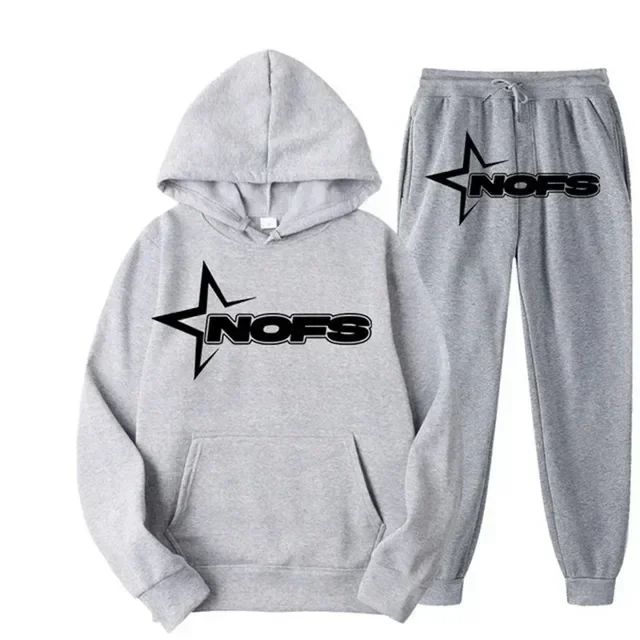 2024 men and women of the same fashion trend hoodie casual two-piece suit jacket pants fashion brand printing logo size S-3XL