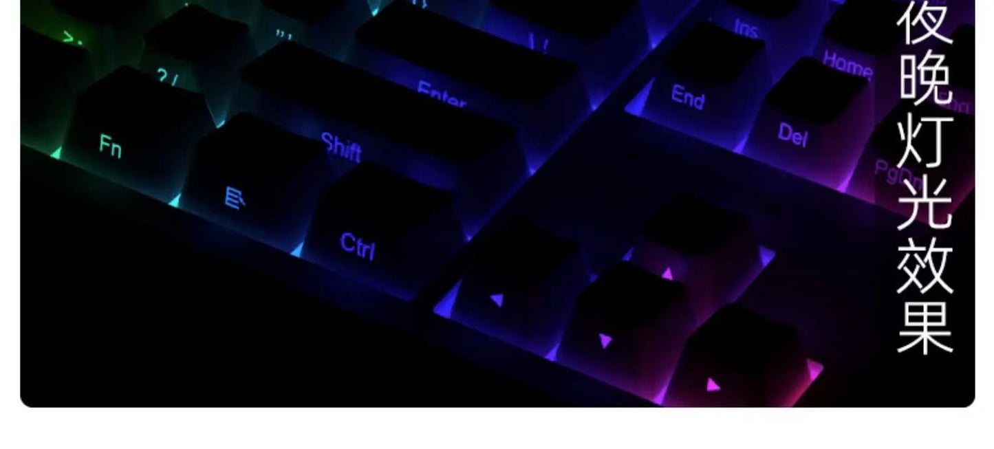 Keycaps Cherry de luz diurna originais novos 2025 PBT translúcidas com cor gradiente e gravação lateral personalizadas para teclados mecânicos MX
