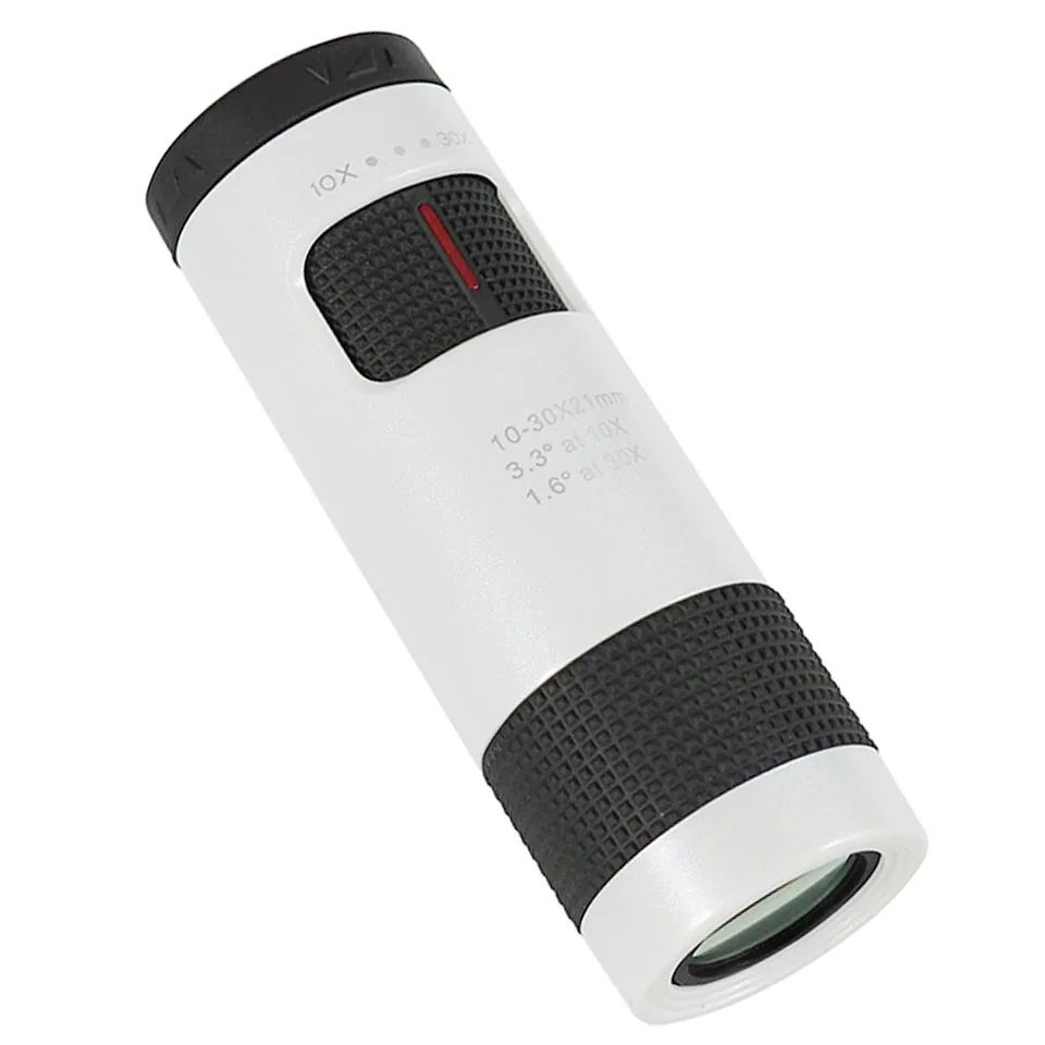 Monóculo Potente 10-30x21 Zoom Mini Telescópio Portátil Luneta Equipamento de Camping Visor Óptico Monóculo