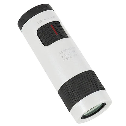 Monóculo Potente 10-30x21 Zoom Mini Telescópio Portátil Luneta Equipamento de Camping Visor Óptico Monóculo