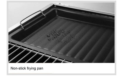 Stainless Steel Charcoal Grill Barbecue Tool Portable Free Installation Handle Folding  BBQ Cooking Grid  For  Park