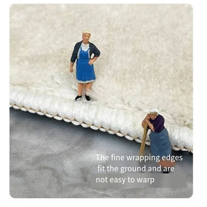 VIKAMA Creative Bow Rug Living Room Bedroom Kitchen Bathroom Absorbent Machine Washable Doormat Carpet Home Decor Mat Rug