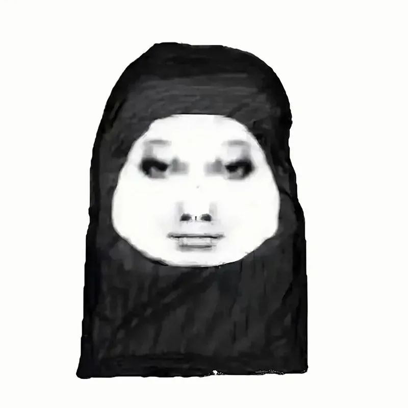 Full Face Mask for Halloween Cosplay Party Balaclava with Celebrity Face Mesh Visualized Elastic Headwear Christmas Gifts