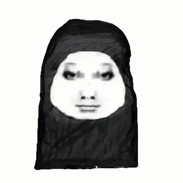 Full Face Mask for Halloween Cosplay Party Balaclava with Celebrity Face Mesh Visualized Elastic Headwear Christmas Gifts