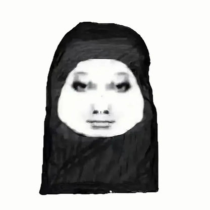 Full Face Mask for Halloween Cosplay Party Balaclava with Celebrity Face Mesh Visualized Elastic Headwear Christmas Gifts
