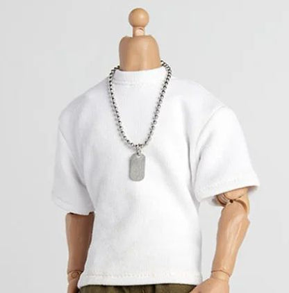 1/12 Scale Male Casual Zippered Hoodie Vest Pants Clothes Set Loose Short Sleeves T-Shirt Shorts Fit 6" Action Figures Body Doll
