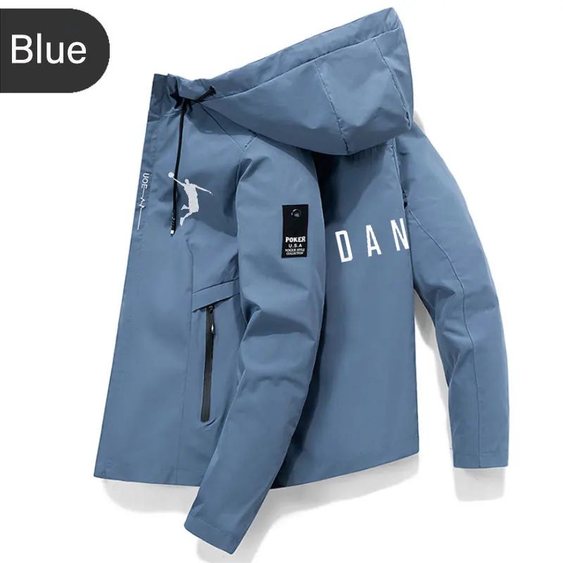 Basketball jacket men's new autumn brand running camping fishing jacket waterproof windbreaker outdoor casual men's hooded jacke