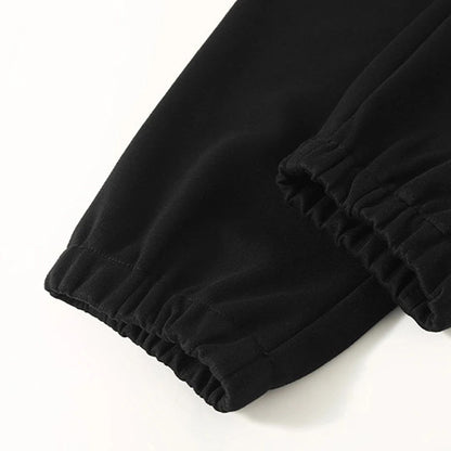 Calça Masculina Plus Size Grande Cintura Elástica Solta Jogger Masculina Primavera Moletom Plus Size Calça Esportiva Folgada