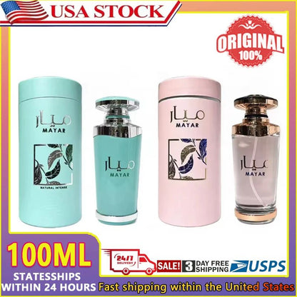MAYAR Natural Perfumes Woman Floral Perfumes Arab Women Fresh Elegant Cologne Light Fragrance Female For Daily Dating Travel