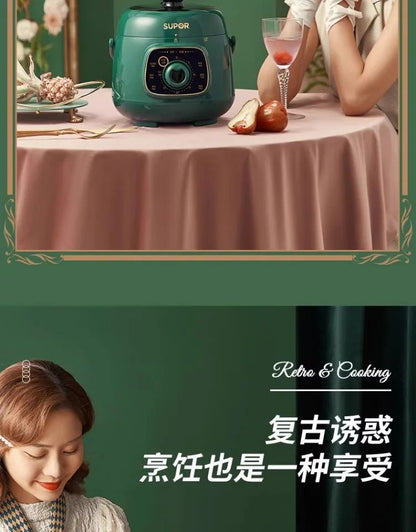 Mini Electric Pressure Cooker: New Model Small Rice Cooker for 1-2 People (3-Cup Capacity)