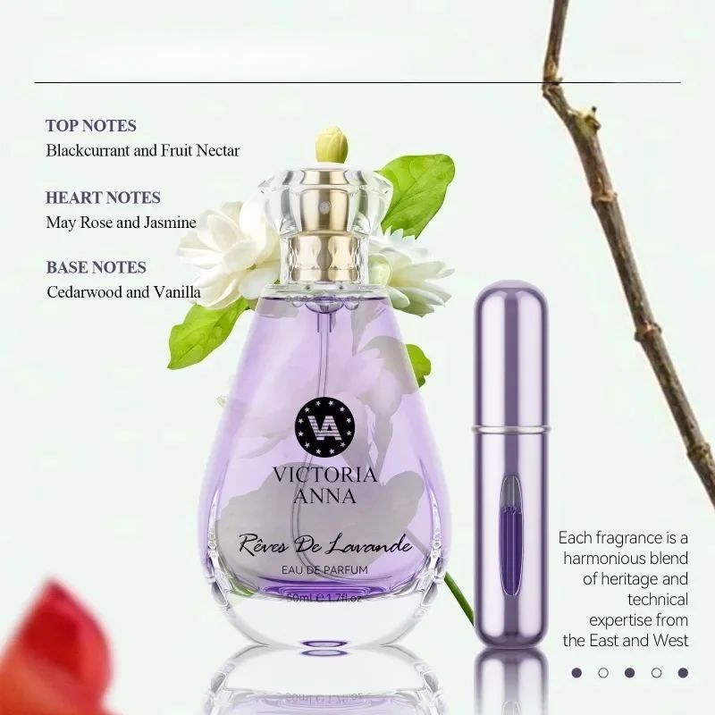 50ML Coleção de Perfumes Unissex Luxuosos, Aromas Elegantes Amadeirados Frutados Florais para Mulheres, Presentes, Envio Rápido