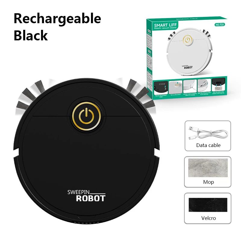 Xiaomi 6000pa Strong Suction Smart Sweeping Robot Type-C Charge Washable Mop For Pet Hair Hard Floor Kitchen Room Sweeping Robot