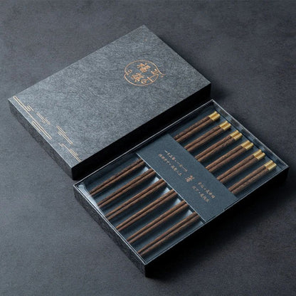 Hashis de Sândalo Vermelho Natural de Alta Qualidade Premium Conjunto de Talheres Utensílios de Mesa Domésticos para Presente Hashis Chineses